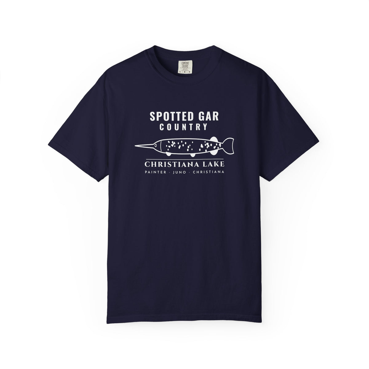 Christiana Lake Tee · Spotted Gar Country · PJC Chain