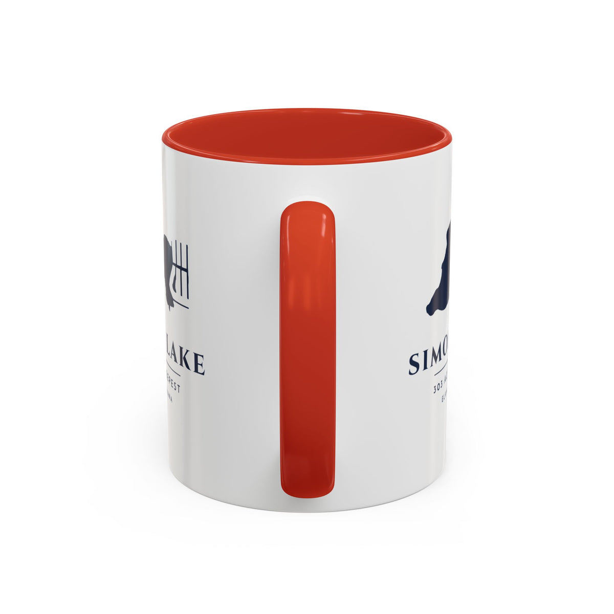 Simonton Lake Map Mug · 11oz · Real Shoreline
