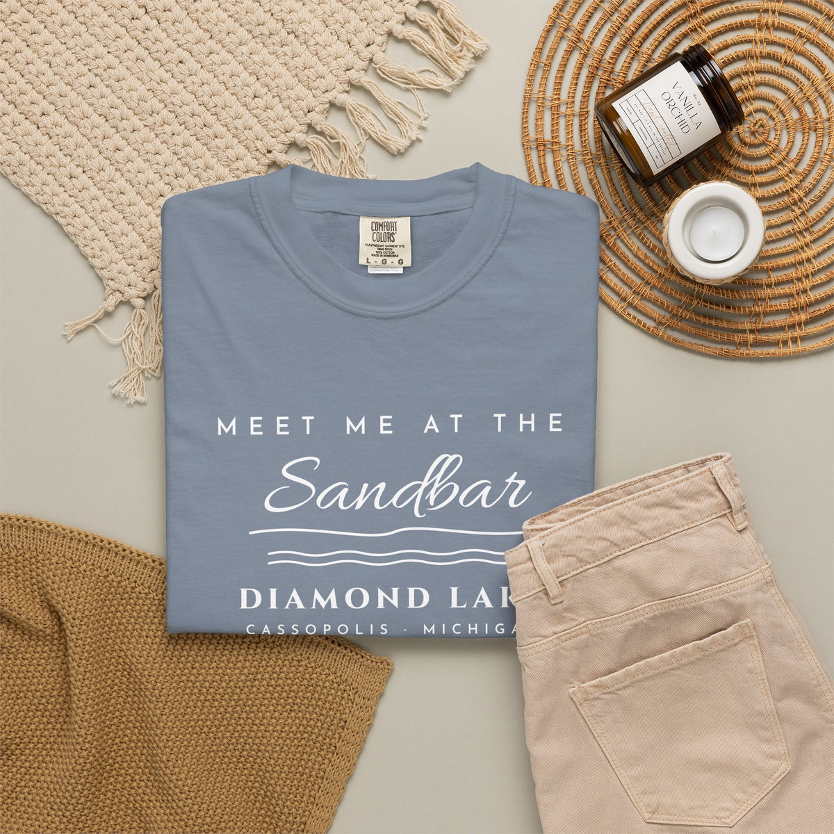 Meet Me at the Sandbar Tee · Diamond Lake · Cassopolis, Michigan