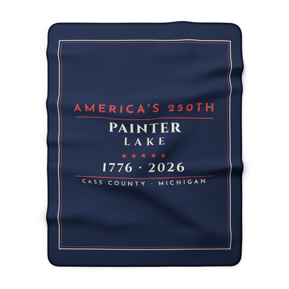 Painter Lake · America's 250th Sherpa Blanket · 1776–2026