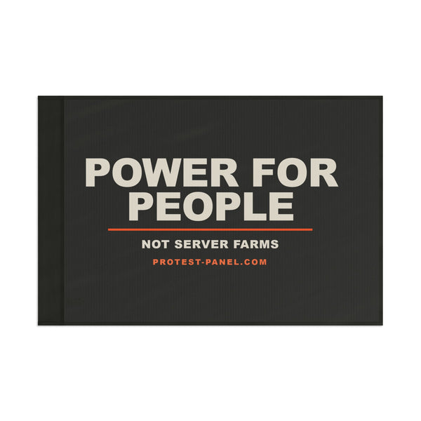 POWER FOR PEOPLE — Flag