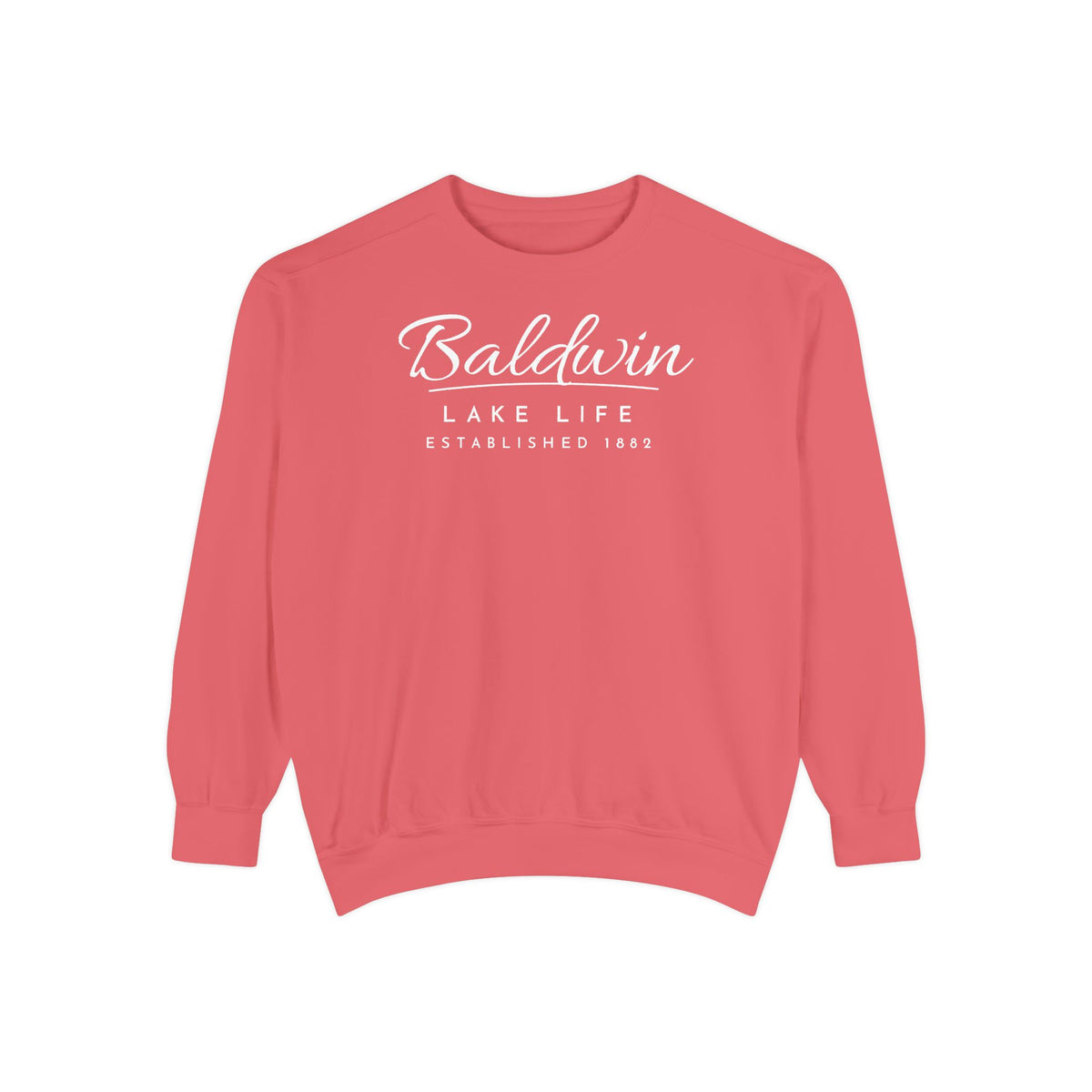 Baldwin Lake Life Est. 1882 Crewneck Sweatshirt · Signature Script