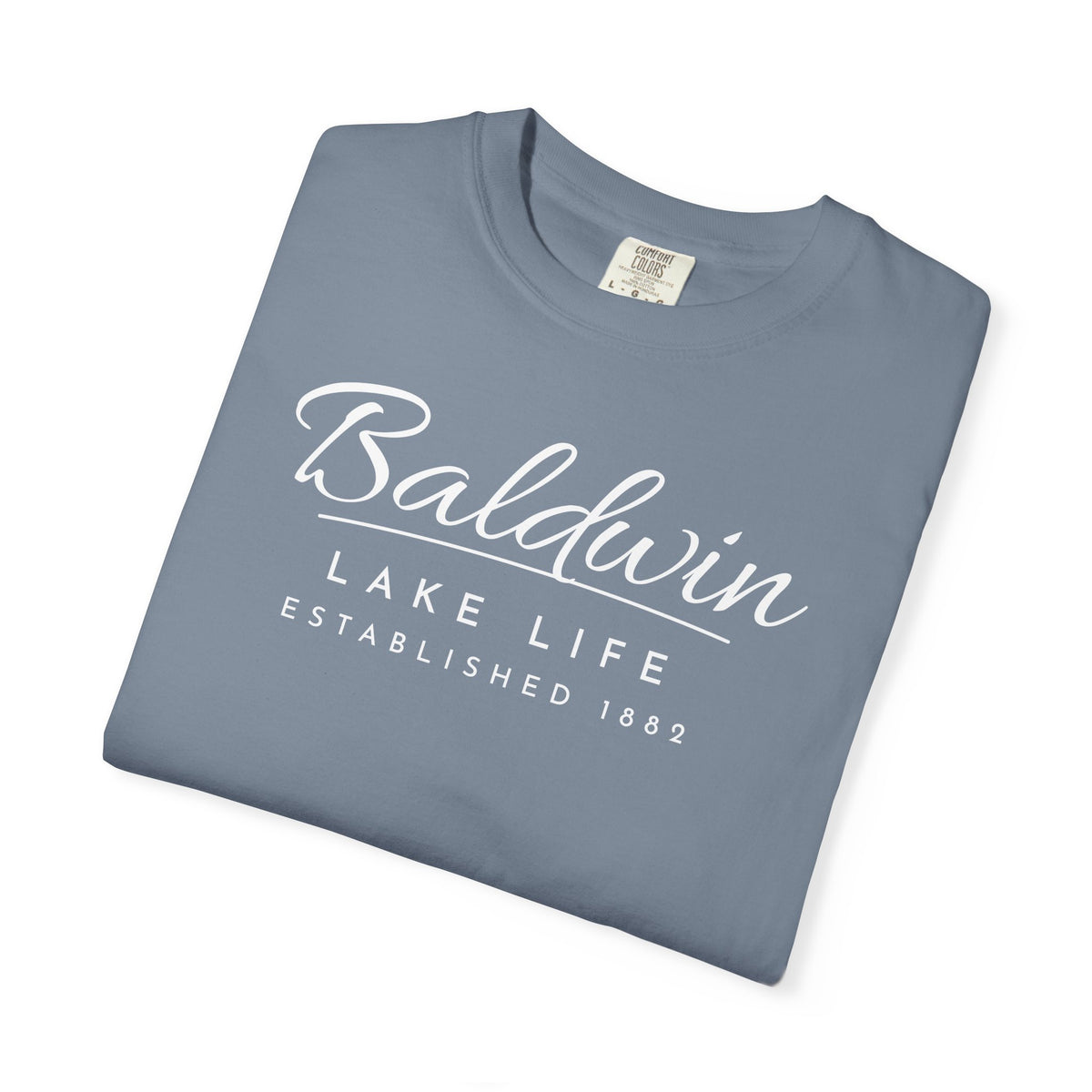 Baldwin Lake Life Est. 1882 Tee · Signature Script
