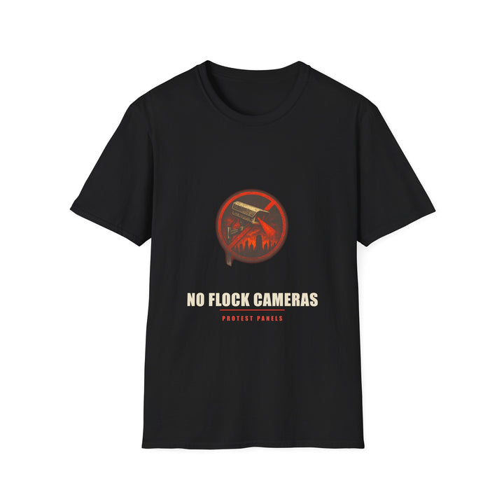 NO FLOCK CAMERAS — Emblem Tee