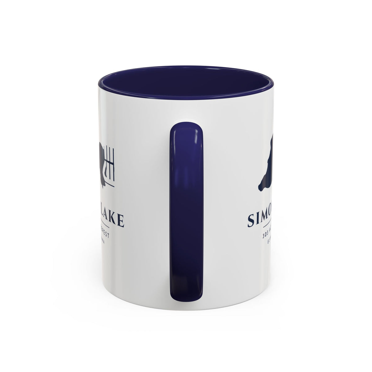 Simonton Lake Map Mug · 11oz · Real Shoreline