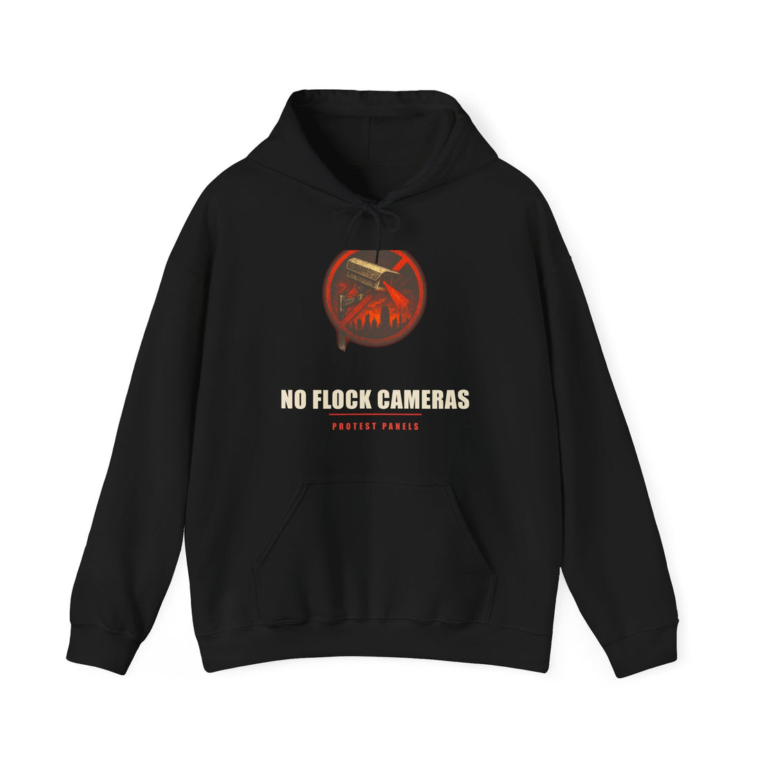 NO FLOCK CAMERAS — Emblem Hoodie