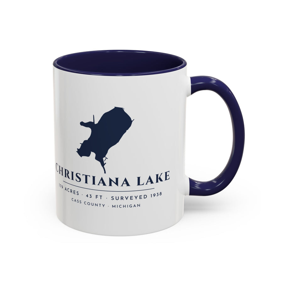 Christiana Lake Map Mug · 11oz · Real Shoreline