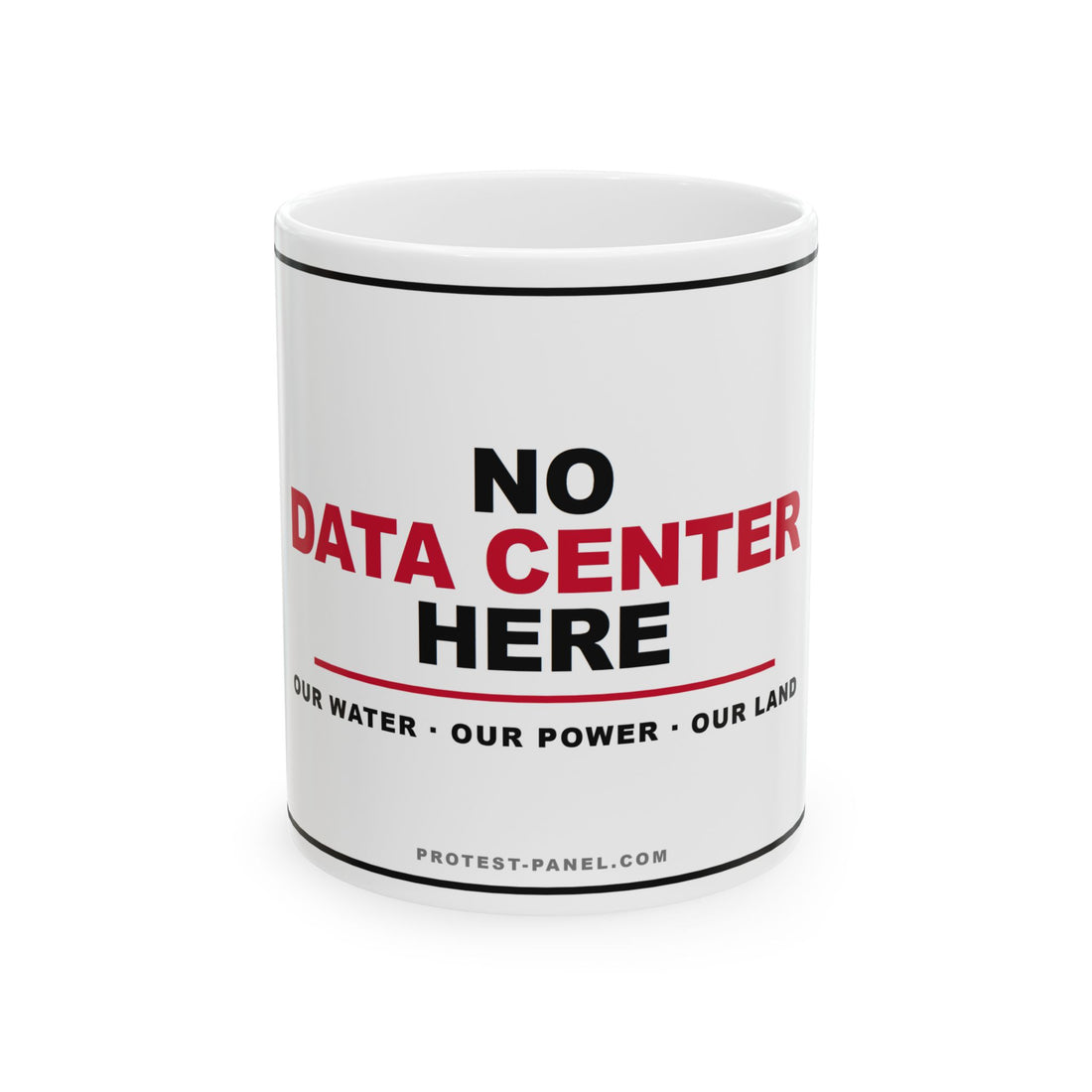 NO DATA CENTER HERE — Mug