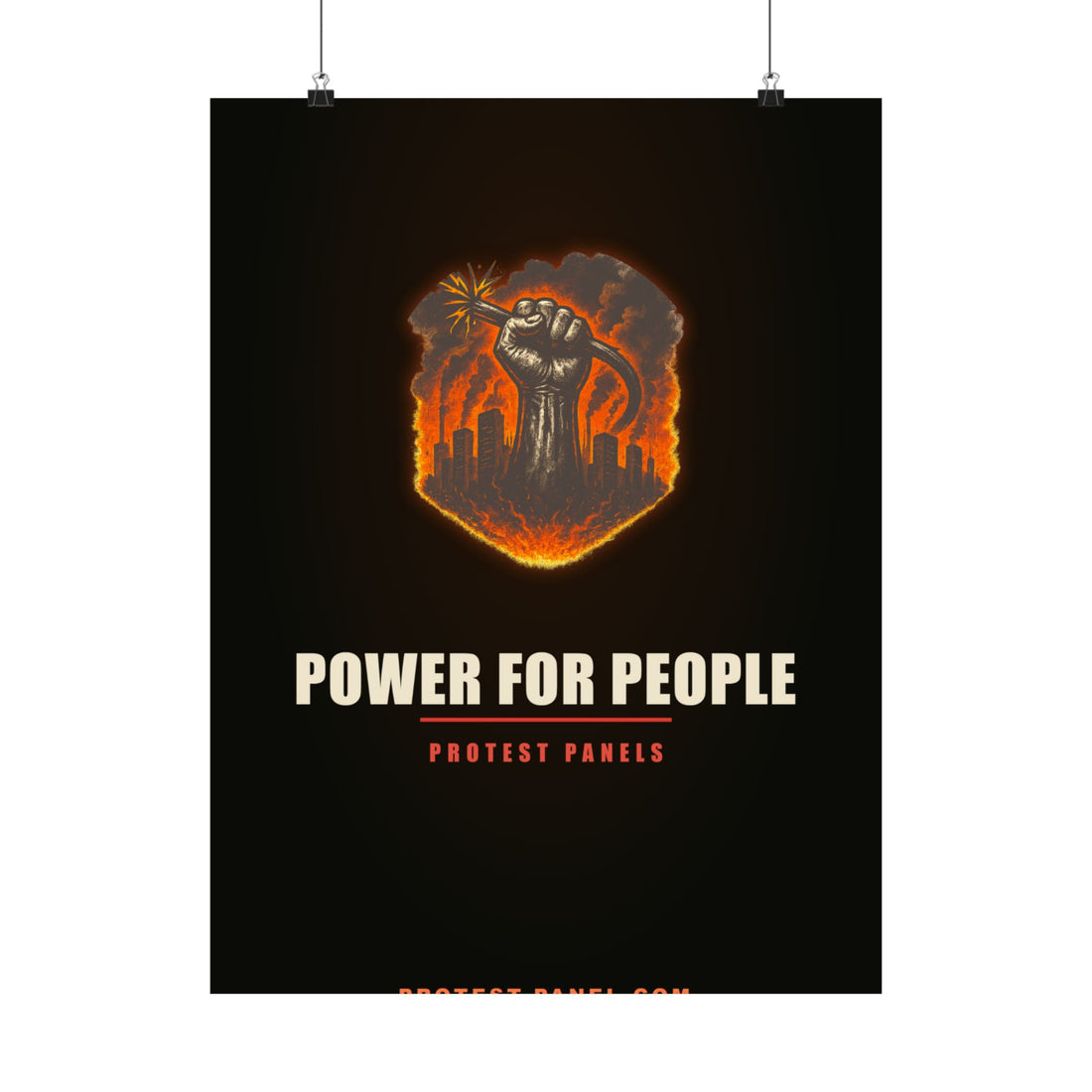 POWER FOR PEOPLE — Cinematic Poster