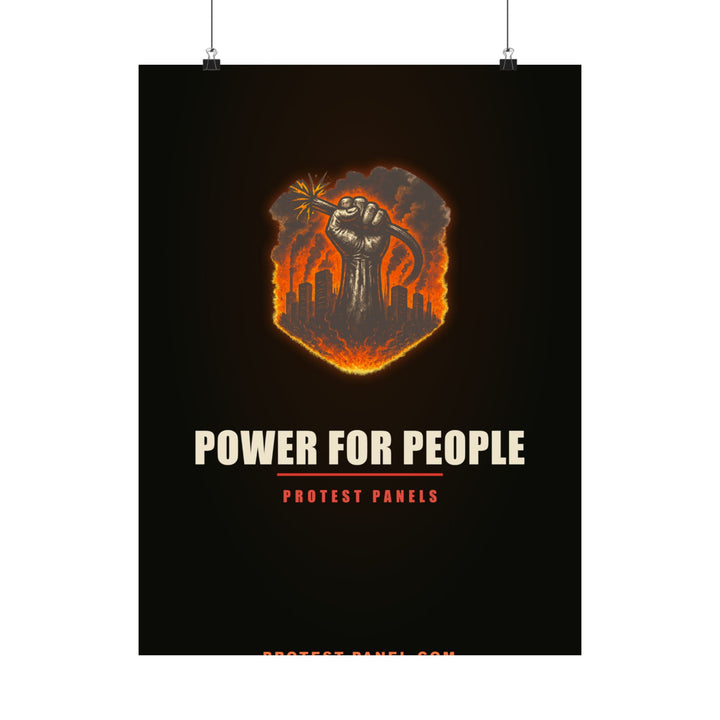 POWER FOR PEOPLE — Cinematic Poster