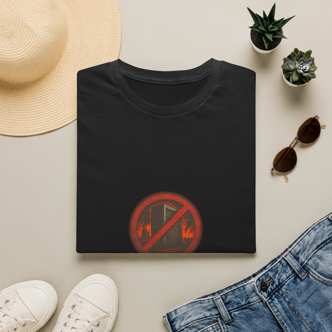 NO DATA CENTER — Emblem Tee