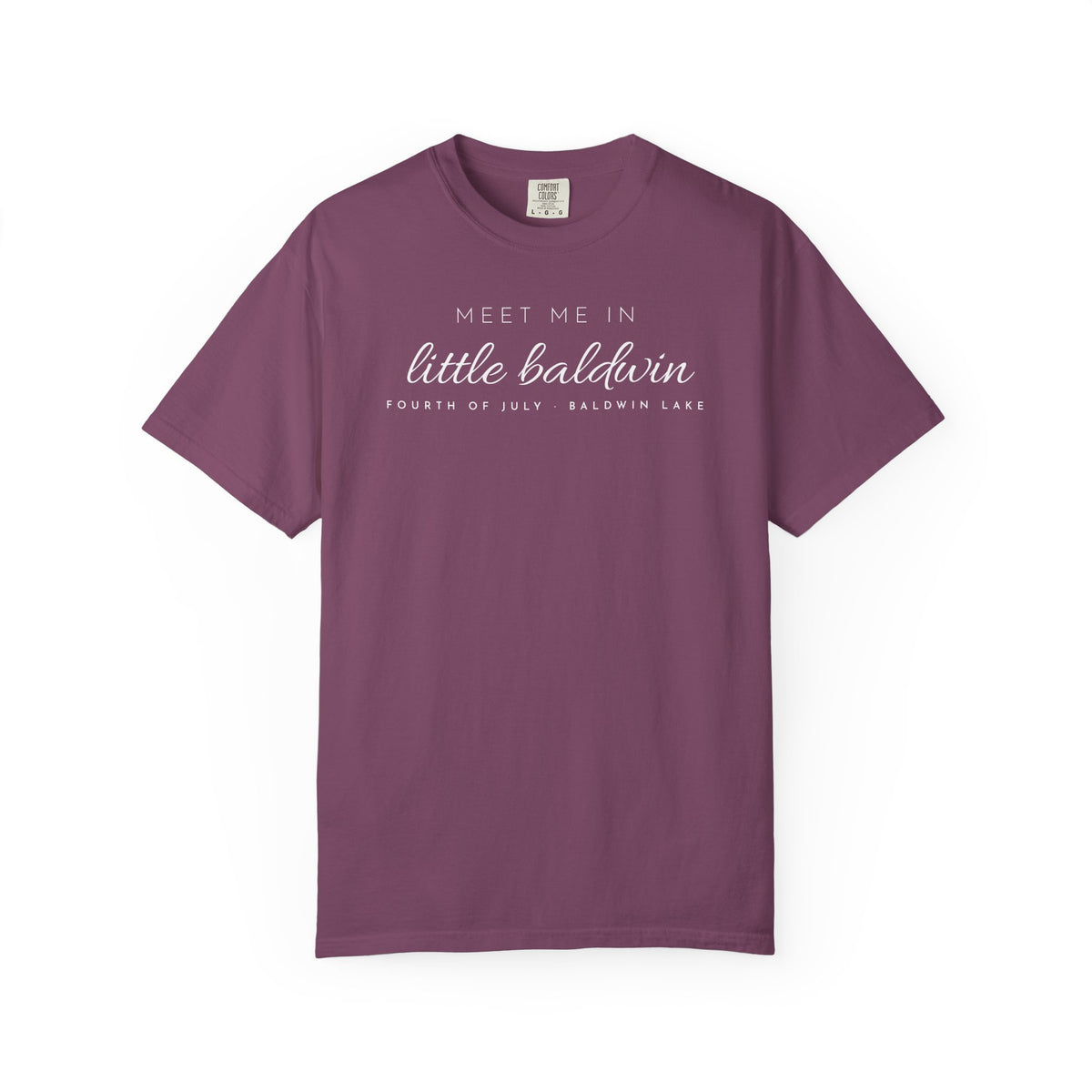 Meet Me in Little Baldwin Tee · Fourth of July · Baldwin Lake