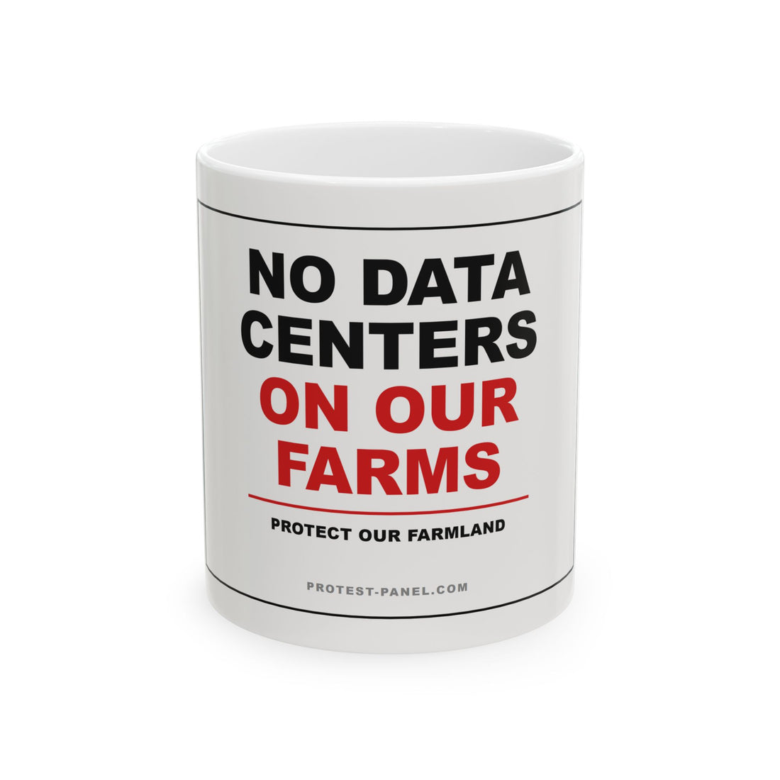 NO DATA CENTERS ON OUR FARMS — Mug