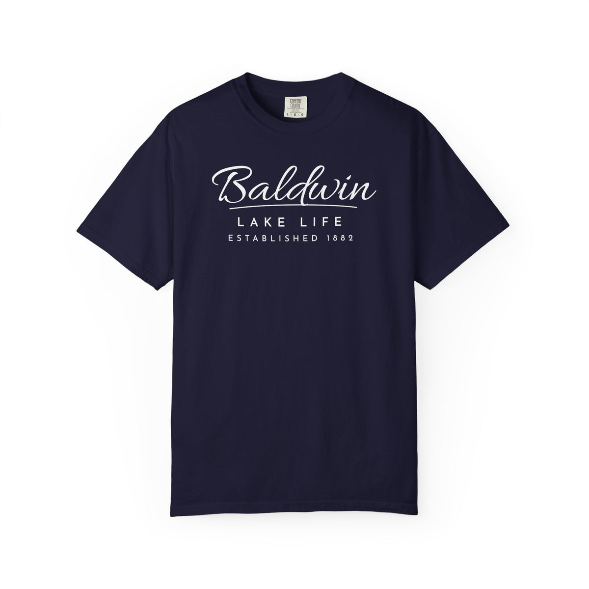 Baldwin Lake Life Est. 1882 Tee · Signature Script