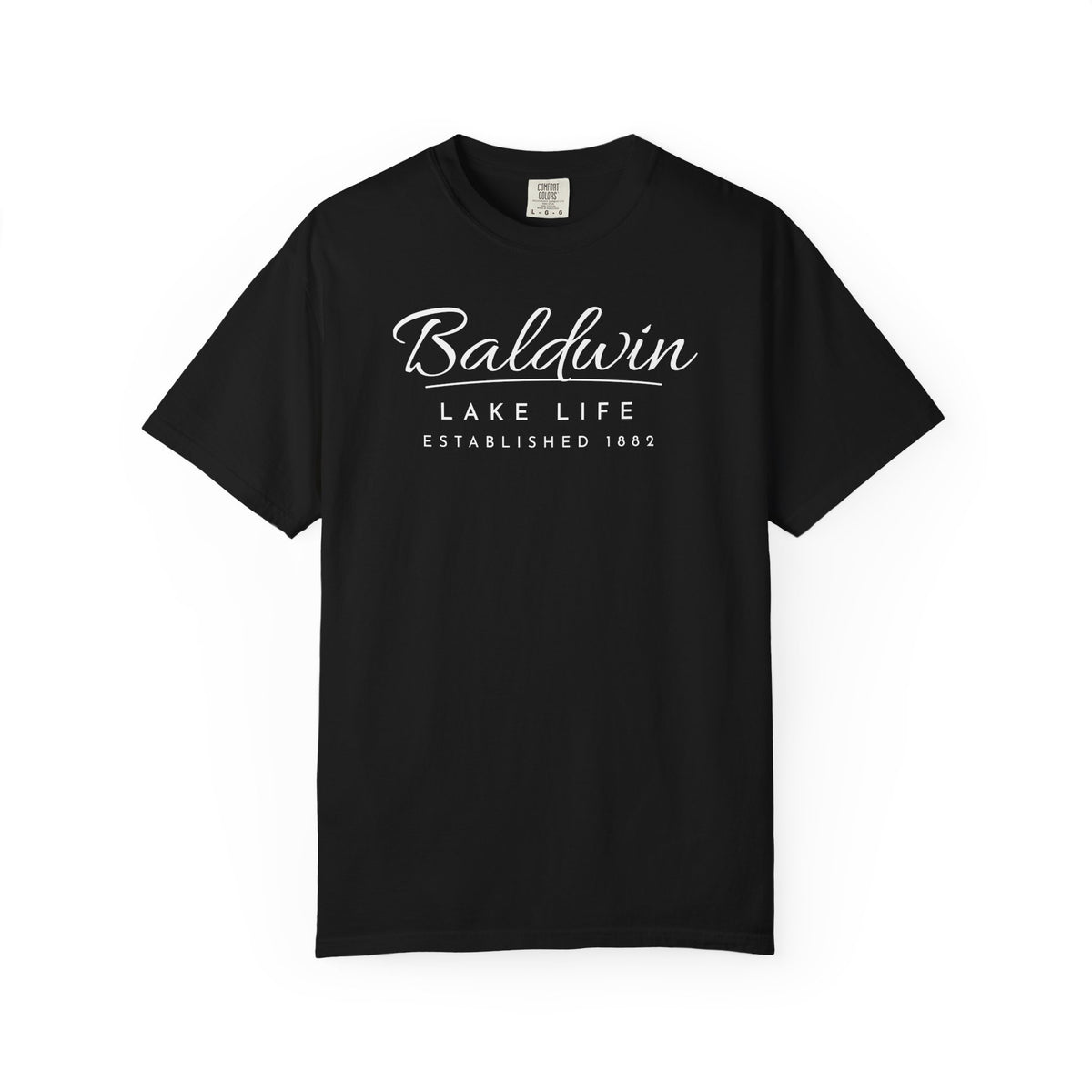 Baldwin Lake Life Est. 1882 Tee · Signature Script