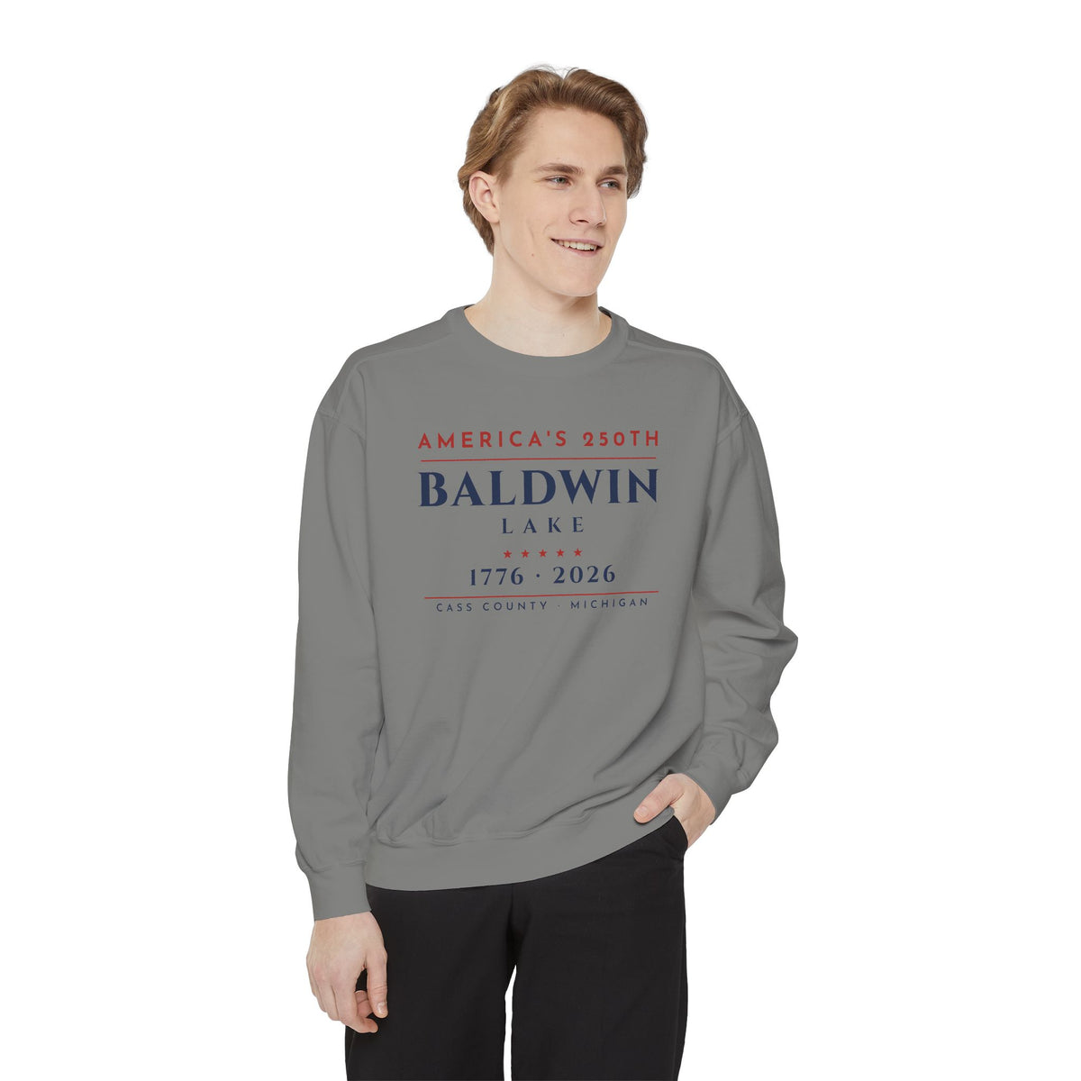 Baldwin Lake · America's 250th Crewneck · 1776–2026