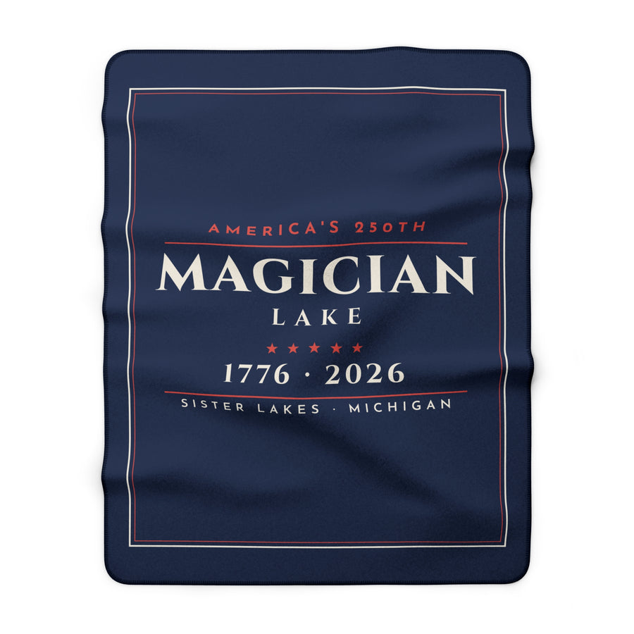 Magician Lake · America's 250th Sherpa Blanket · 1776–2026