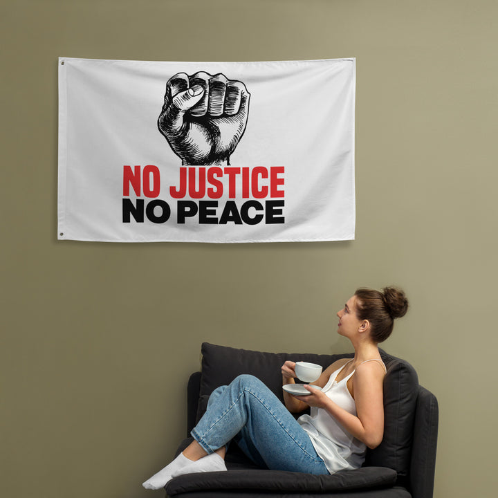 No Justice No Peace Flag
