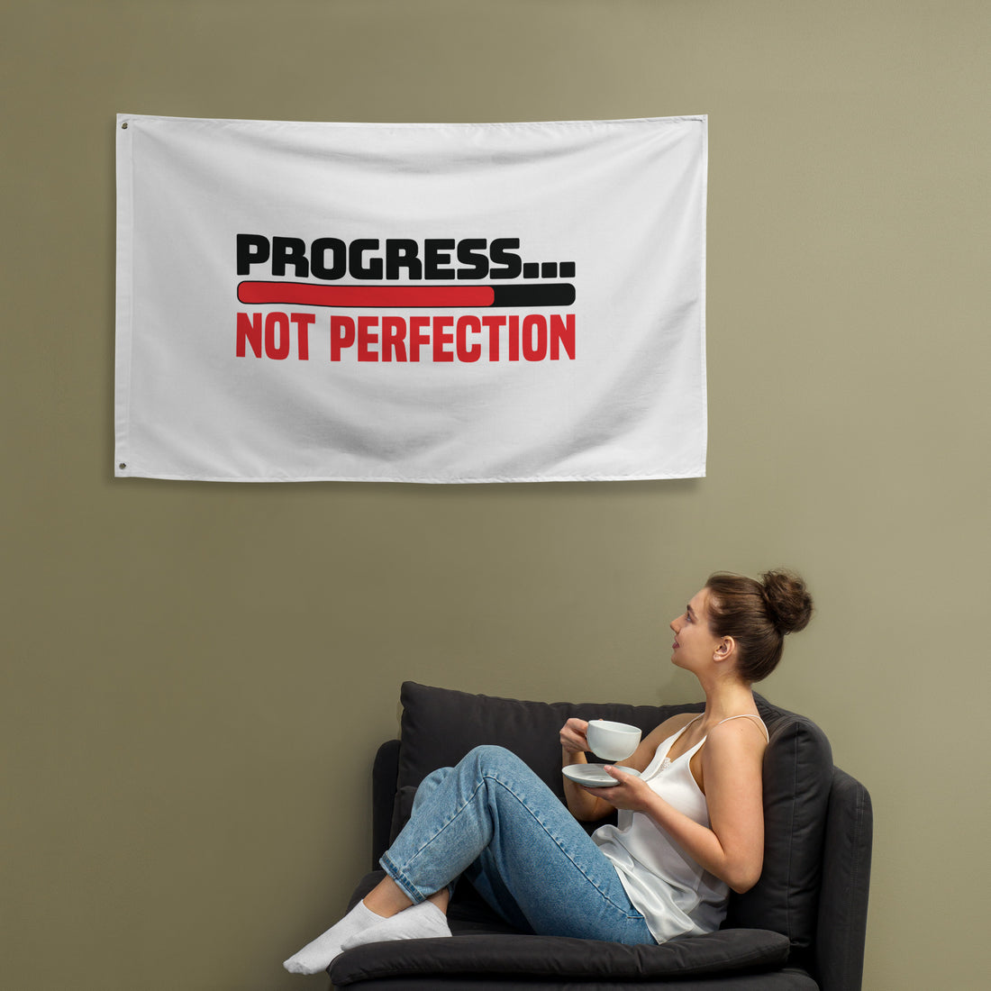 Progress... Not Perfection Flag
