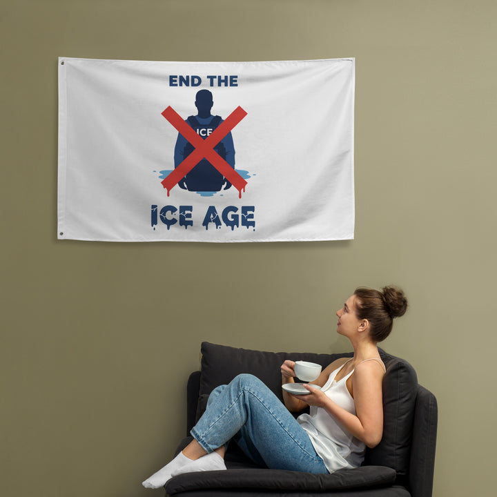 End The Ice Age Flag