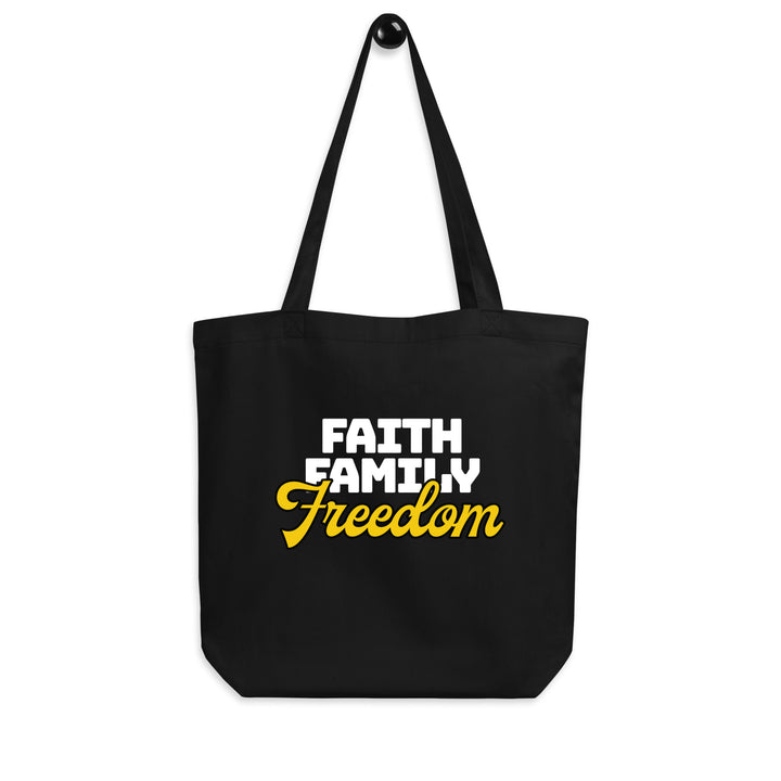 Faith Family Freedom Tote Bag
