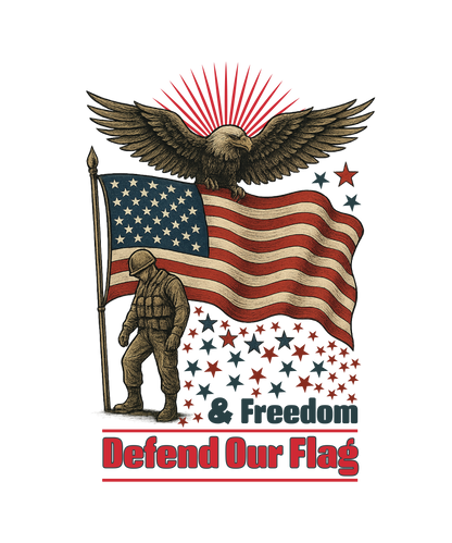 Defend our Flag and Freedom Yard sign