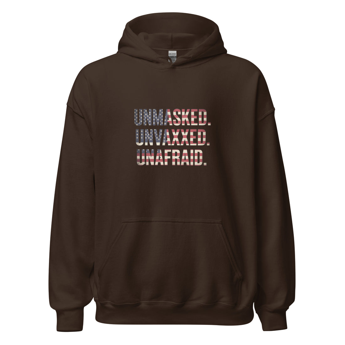 Unmasked. Unvaxxed Unafraid Unisex Hoodie
