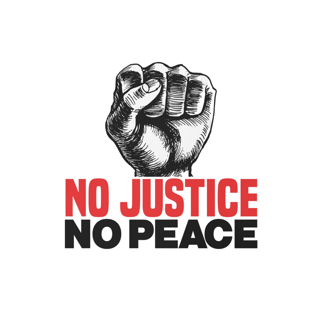 No Justice No Peace Yard sign