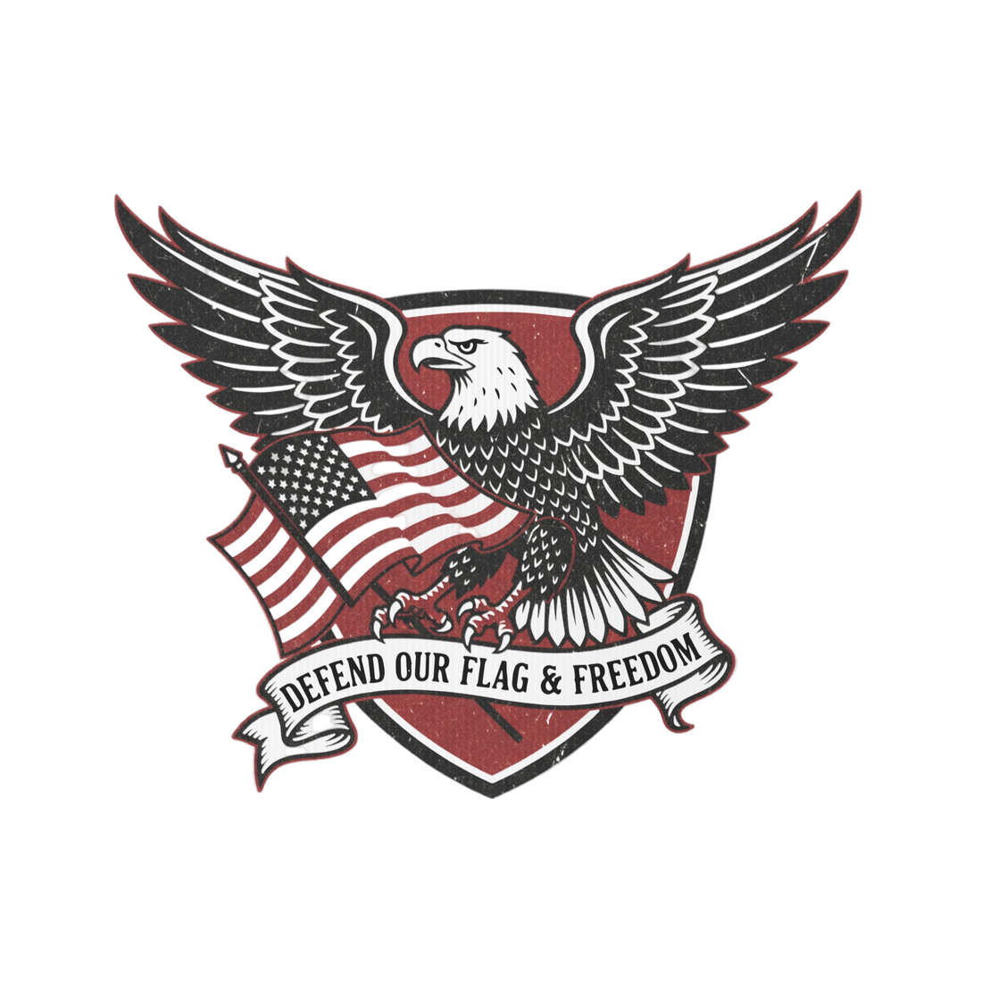 Defend Our Flag & Freedom Yard sign