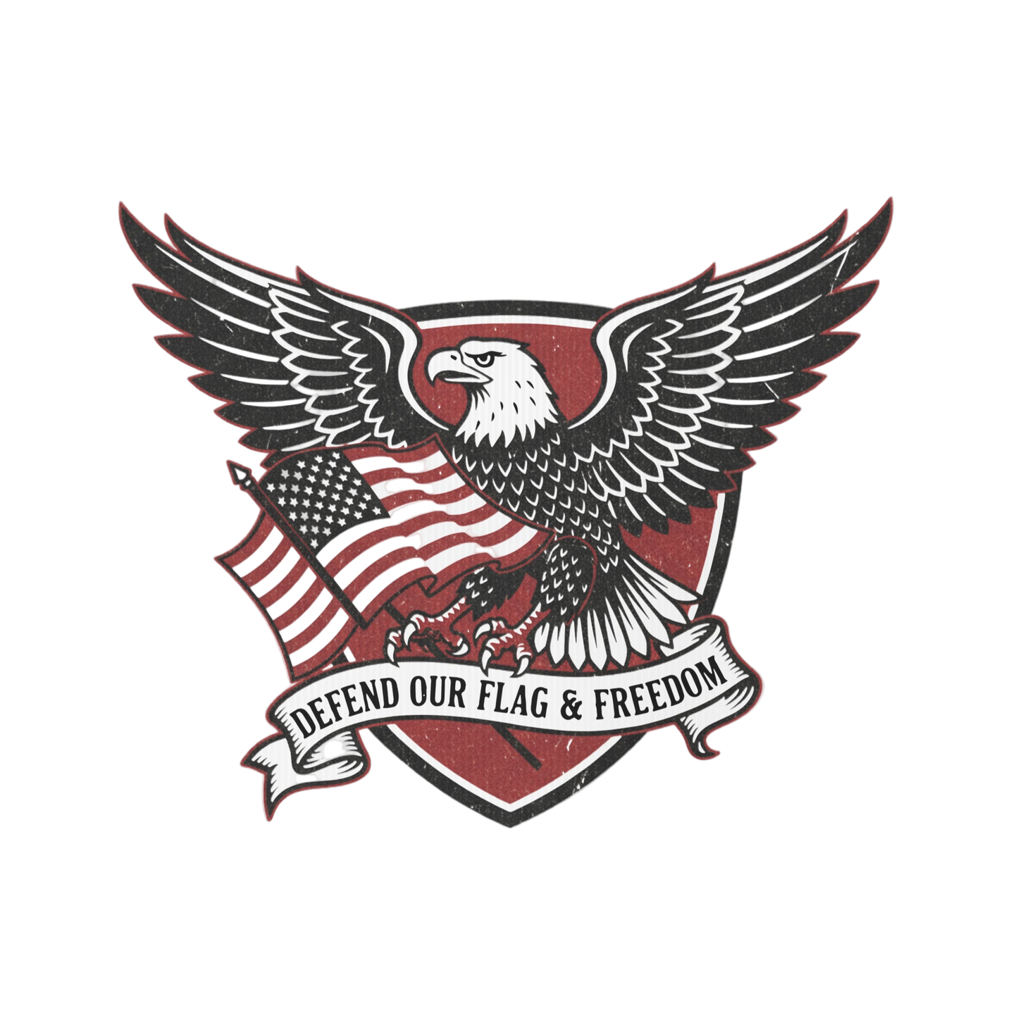 Defend Our Flag & Freedom Yard sign