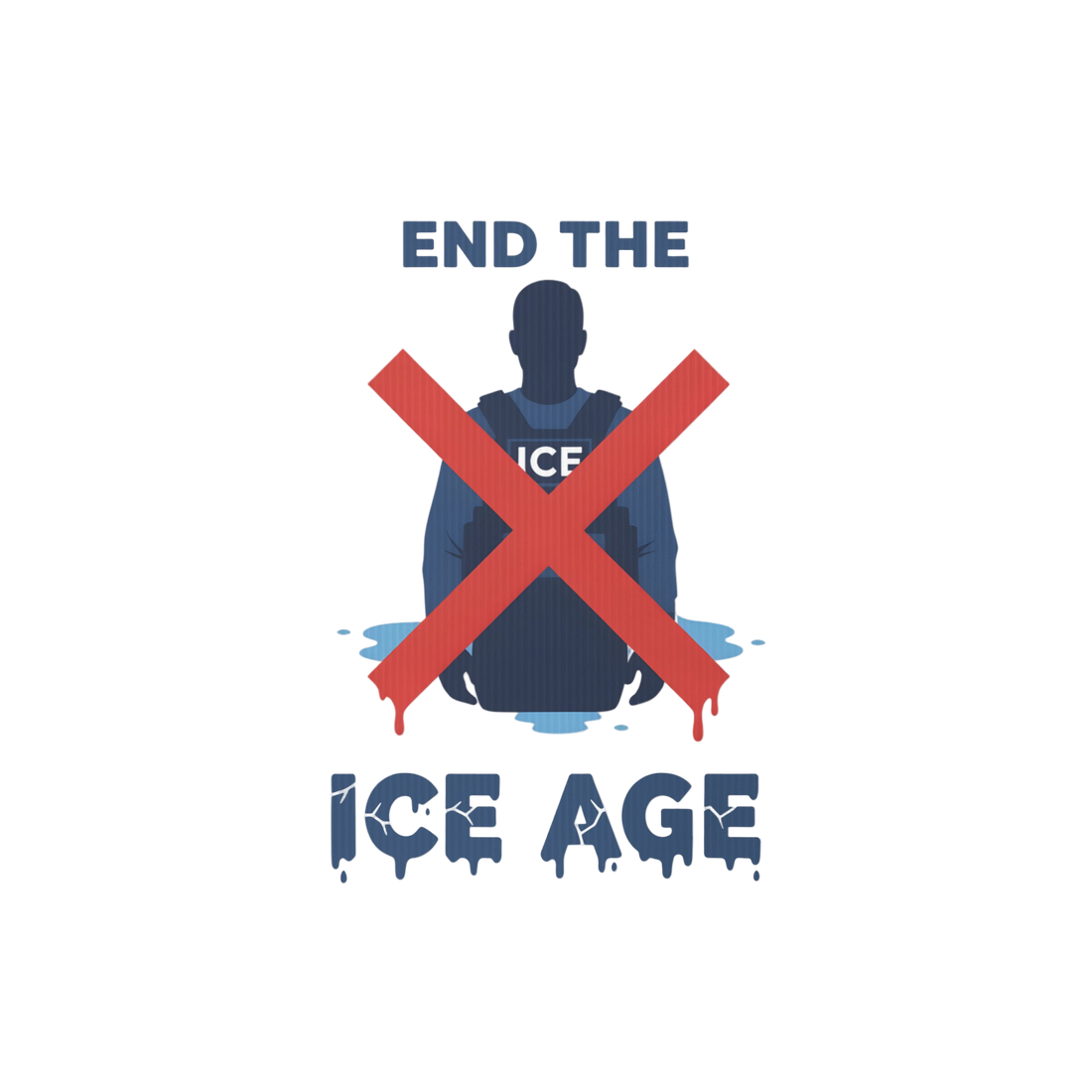 End The Ice Age Yard sign
