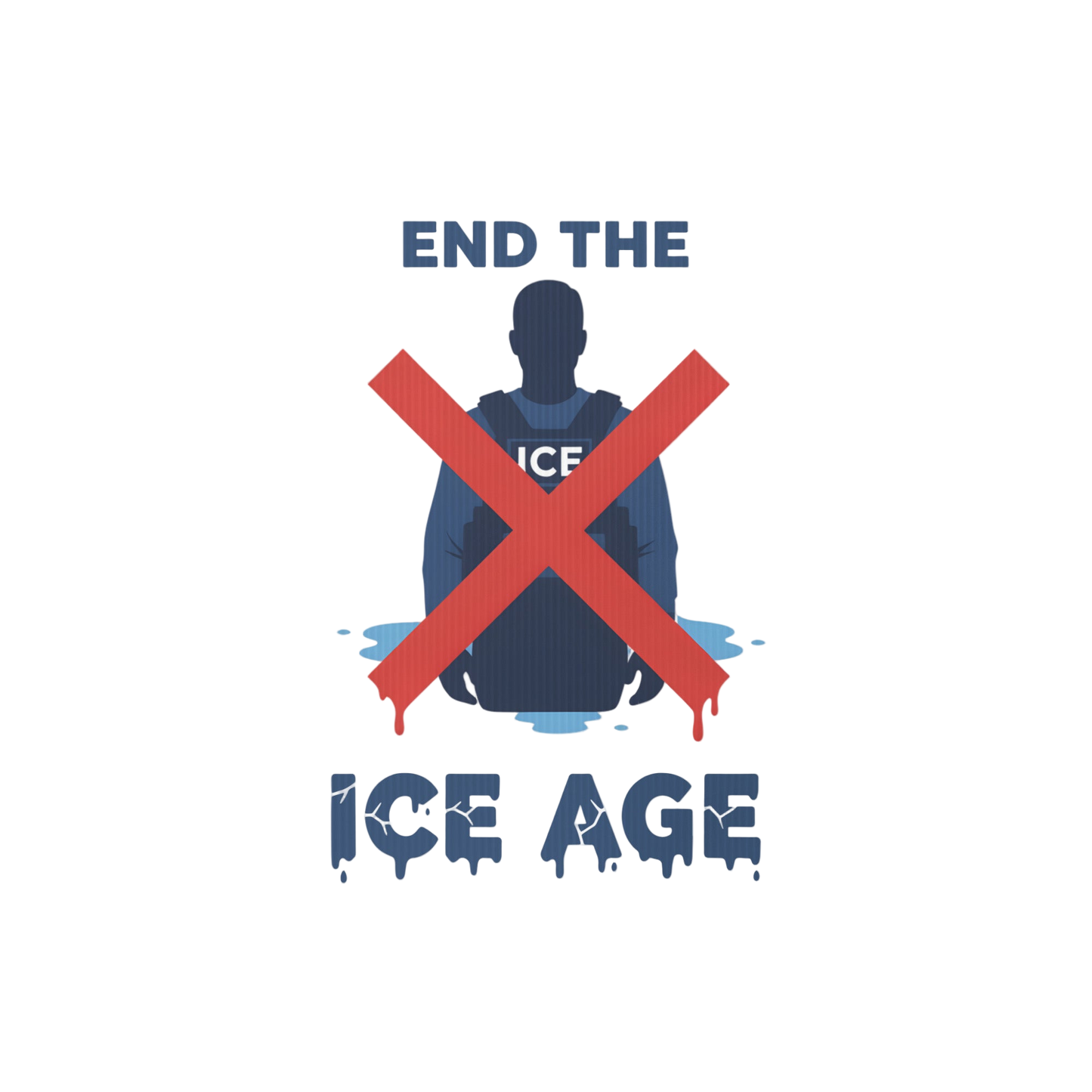End The Ice Age Yard sign